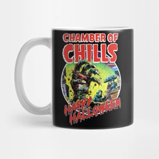 Happy Halloween Chamber of Chills Retro Tee Mug